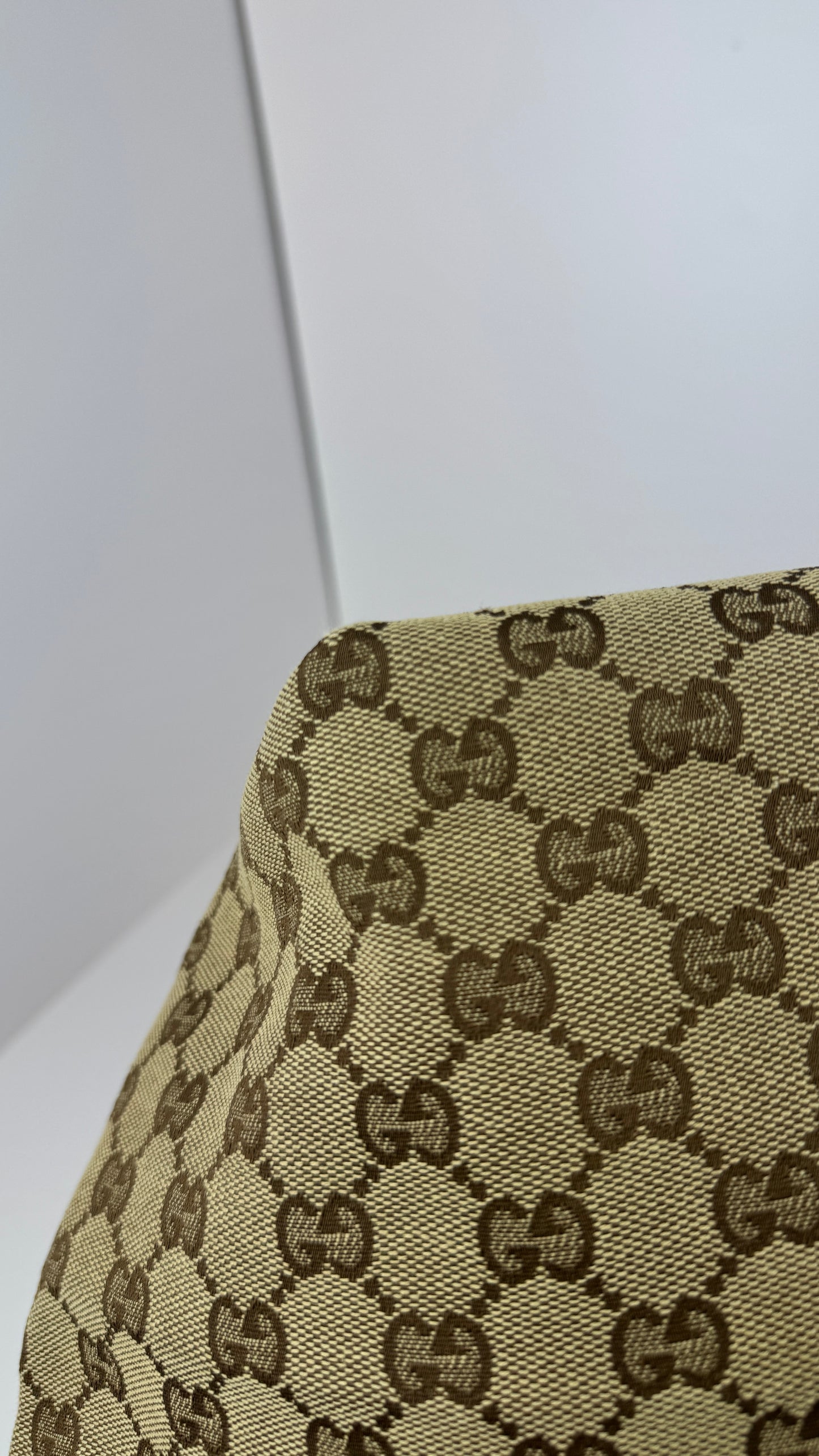 Gucci Web Zip Tote GG Canvas