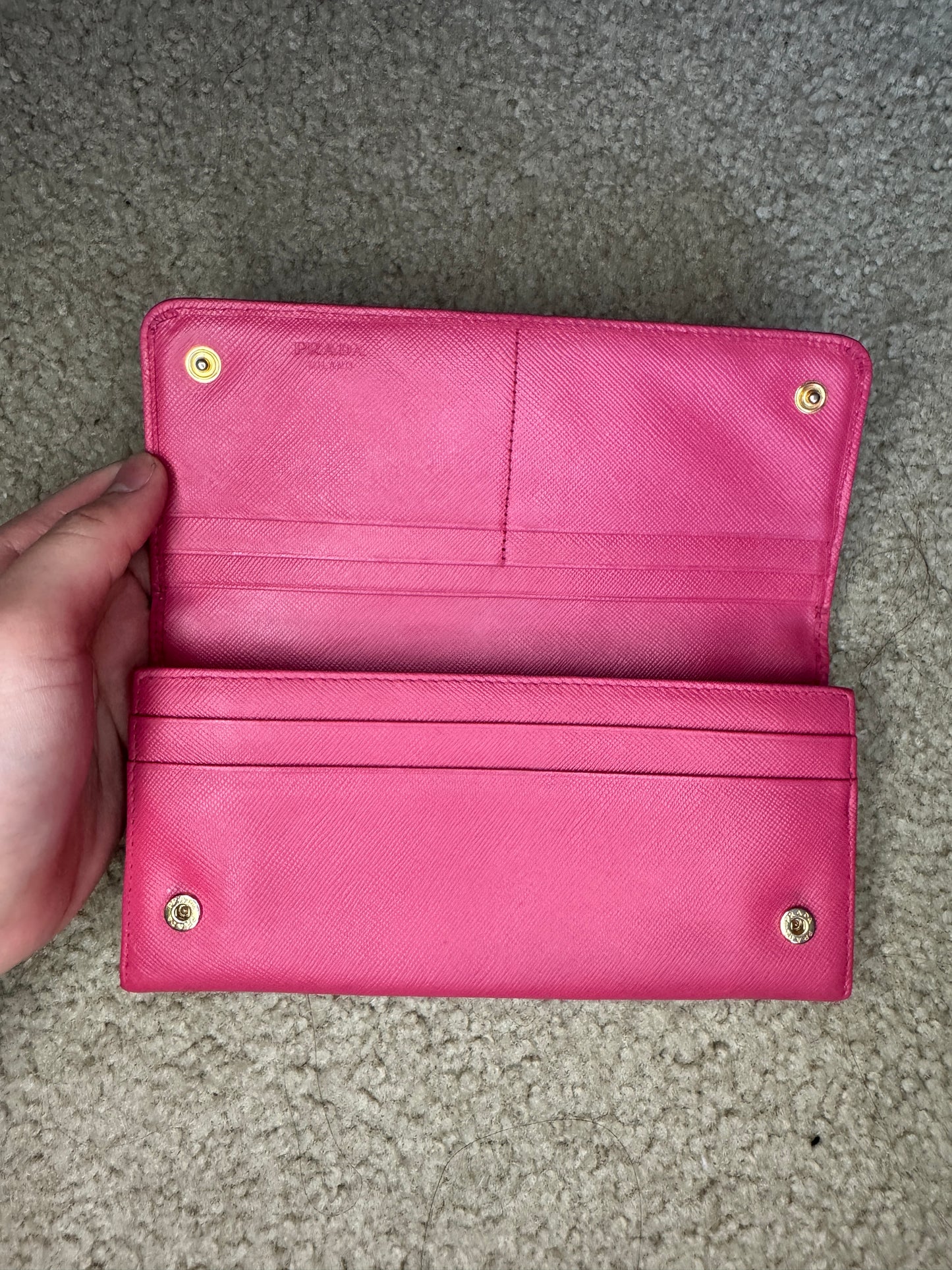 Prada Pink SaffiAno Wallet