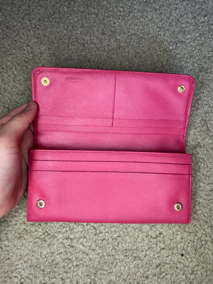 Prada Pink SaffiAno Wallet