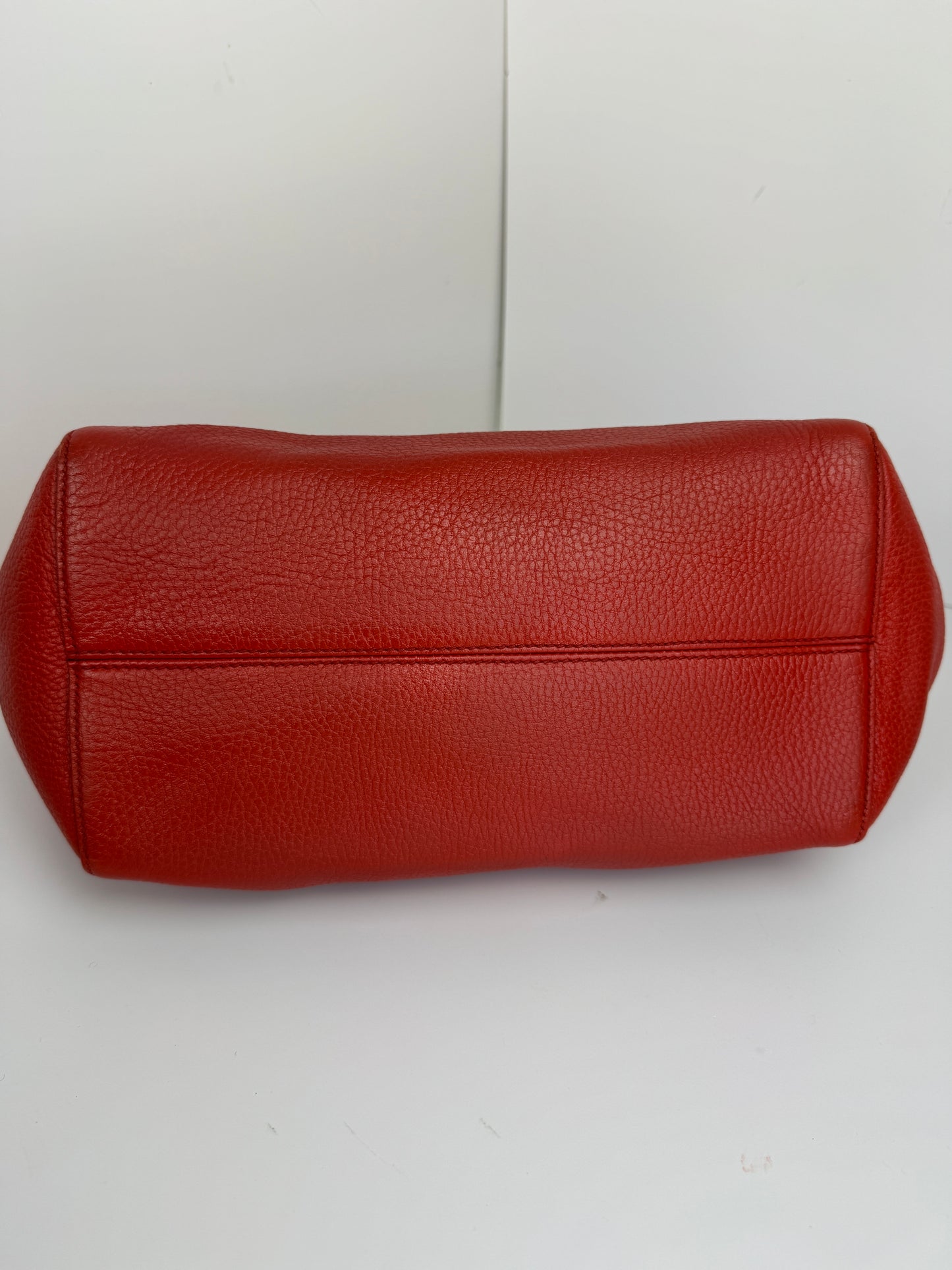 Gucci Swing Tote Leather Red