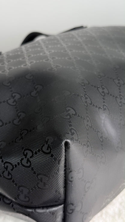 GUCCI Tote Medium GG Supreme Emprine Black Monogram