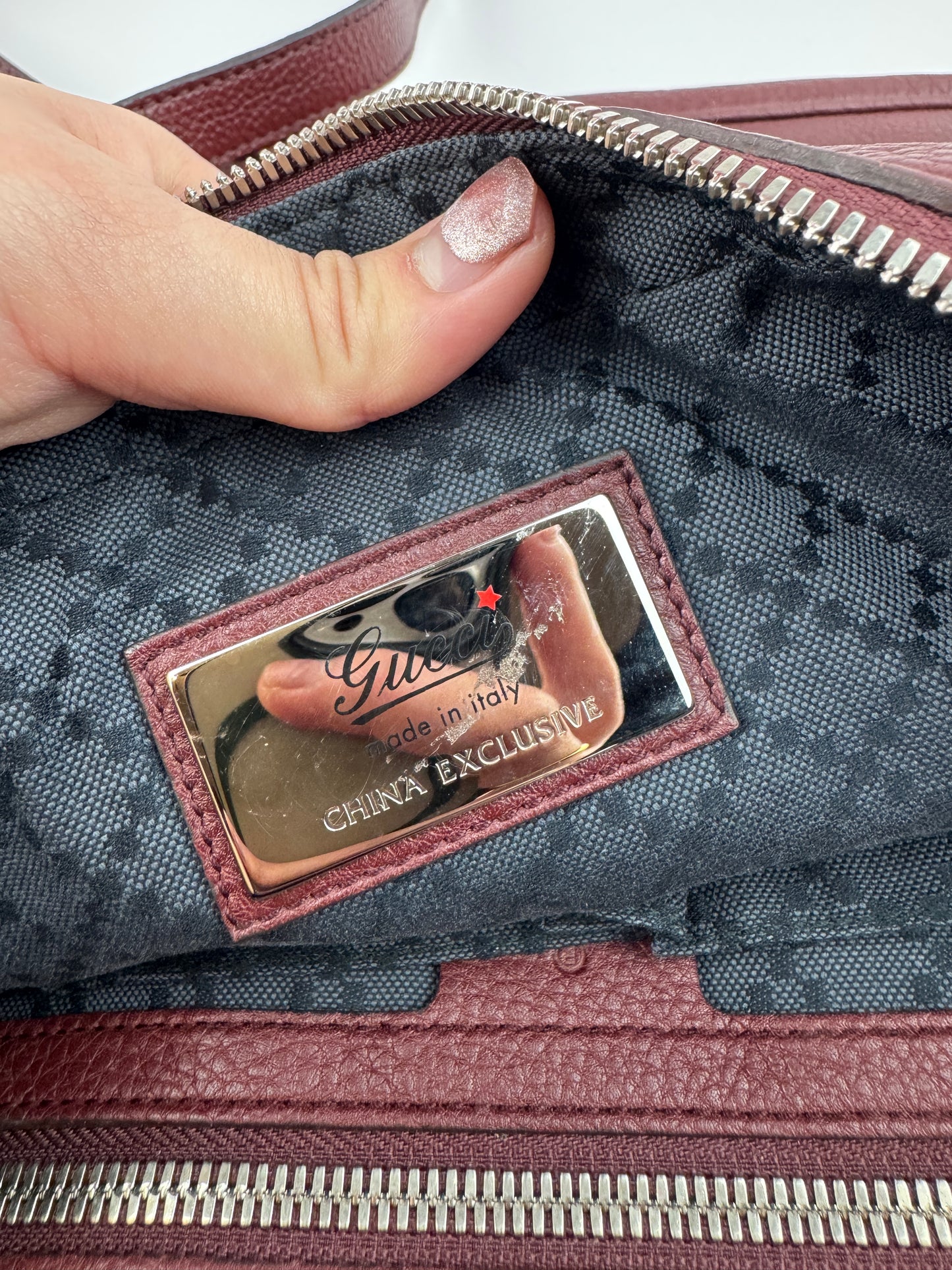 Gucci Briefcase Interlocking GG leather