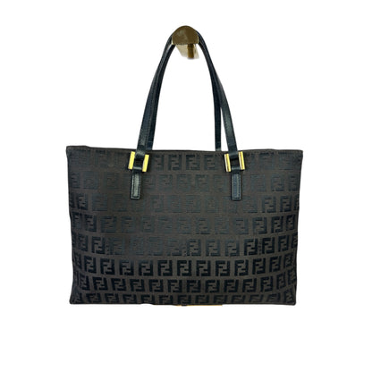 FENDI Vintage Shopping Tote Zucchino Canvas Small