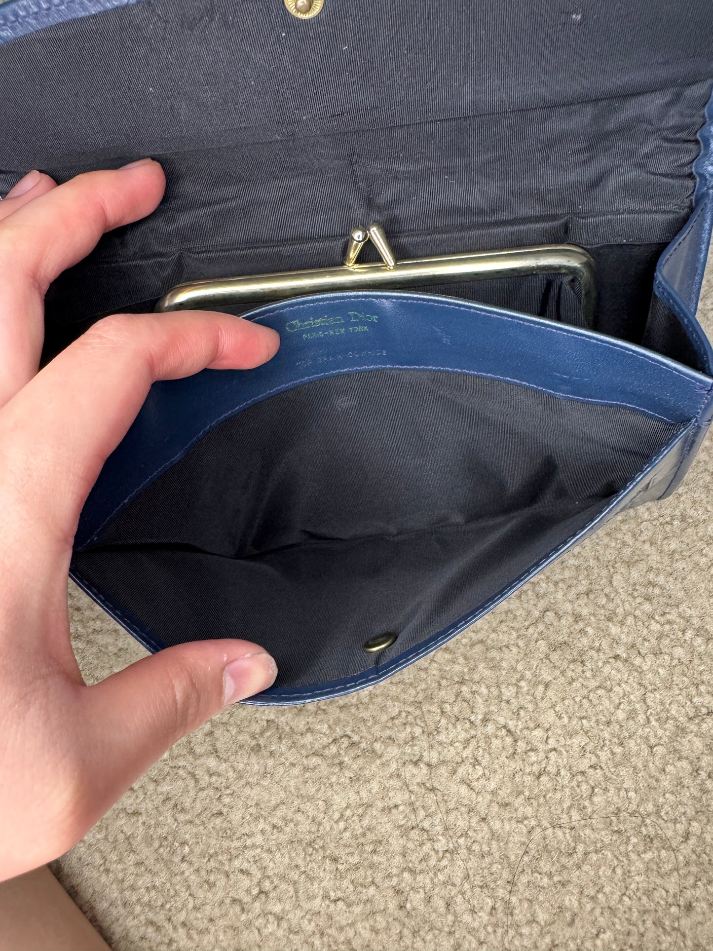 Dior long wallet monogram