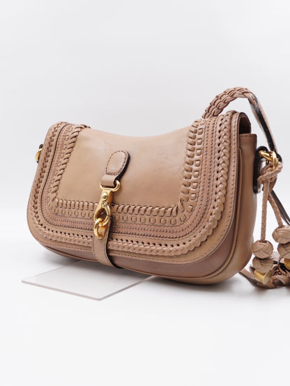Gucci handmade leather shoulder bag