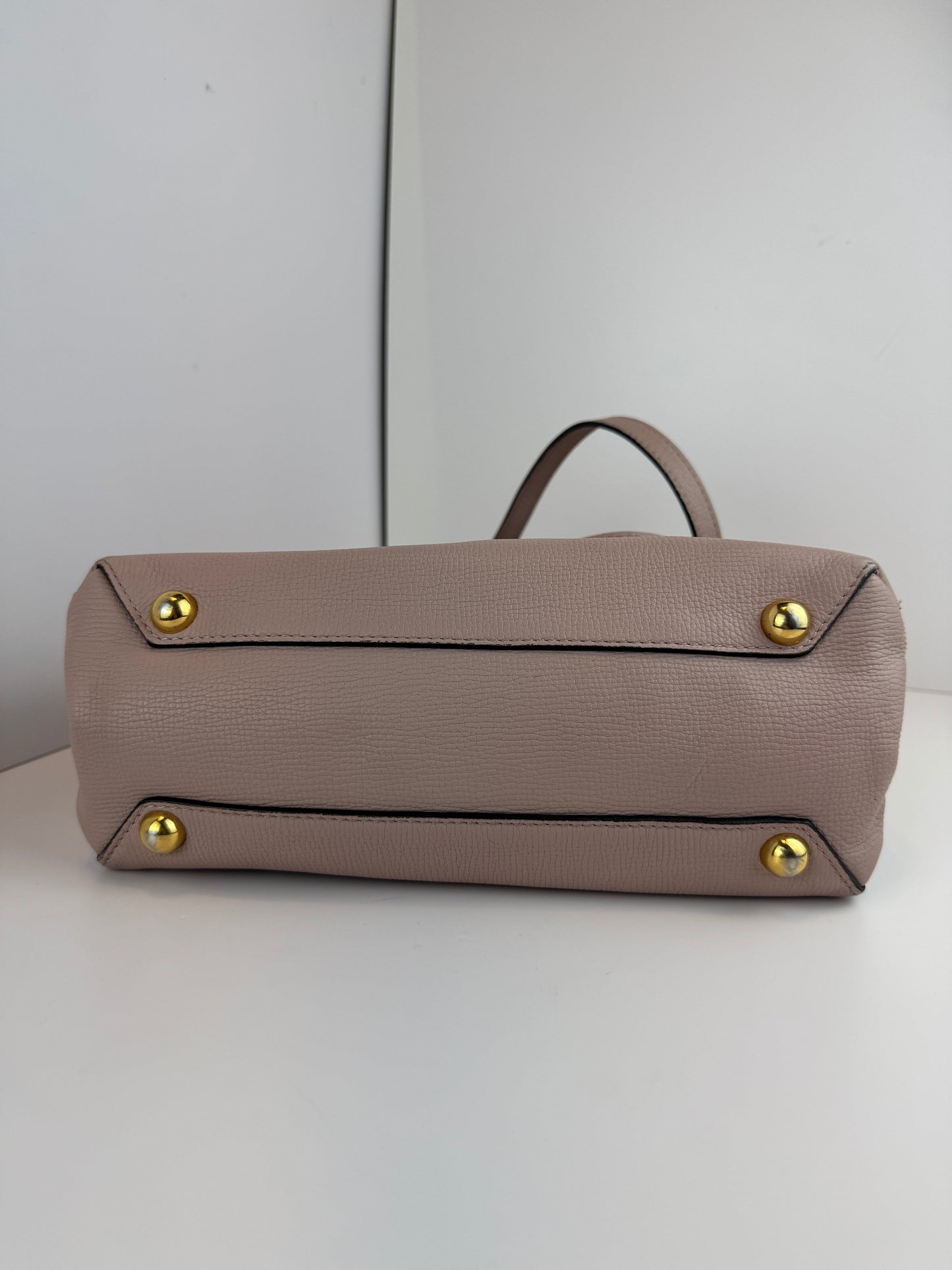 Burberry Banner House Check Leather Pink Nude