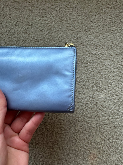 Miumiu Wallet Blue patent leather