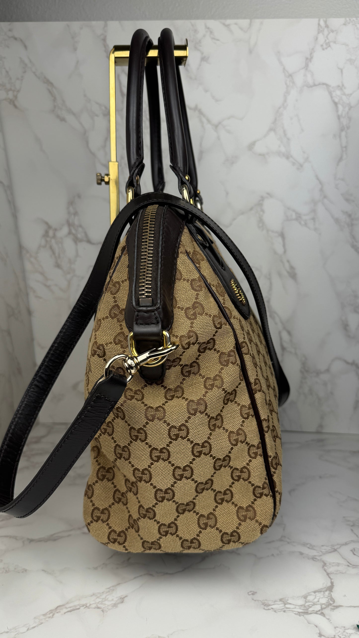 Gucci Scarlettt 2 way Tote Shoulder Bag GG