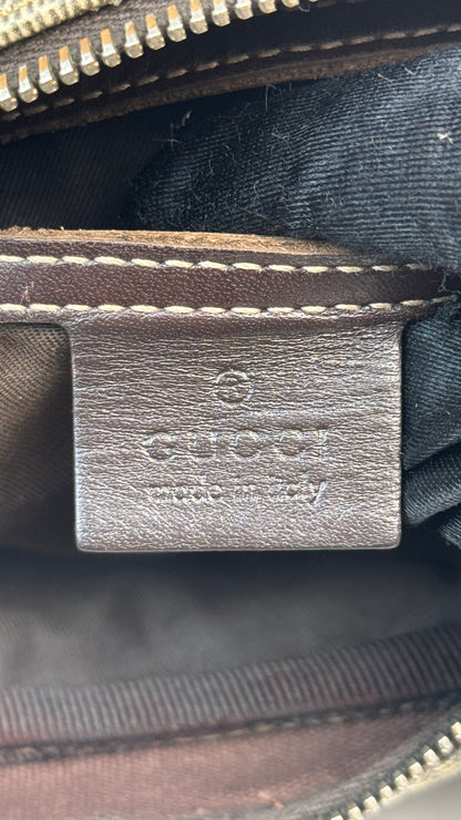Gucci GG Canvas Messenger Brown