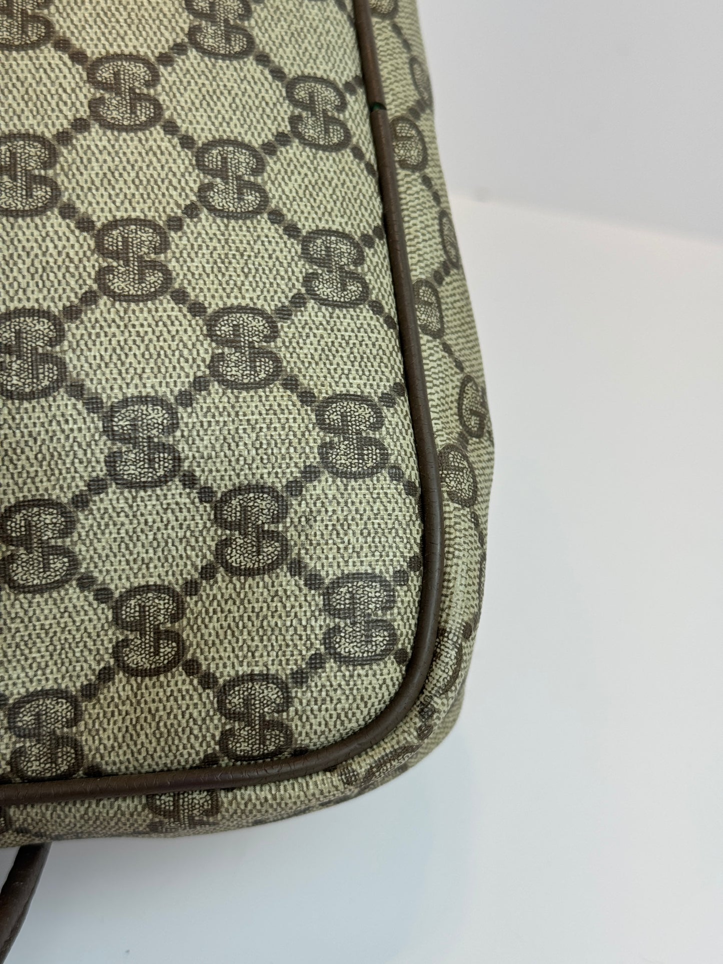 GUCCI Vintage Crossbody GG Coated Canvas