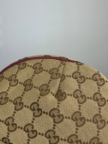 GUCCI Web Half Moon GG canvas Red