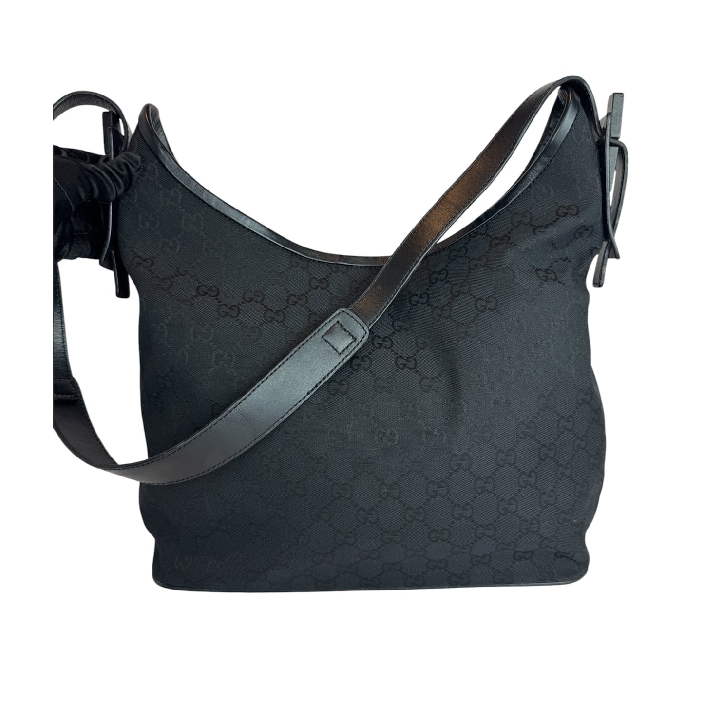 Gucci Hobo Shoulder bag GG Canvas Black