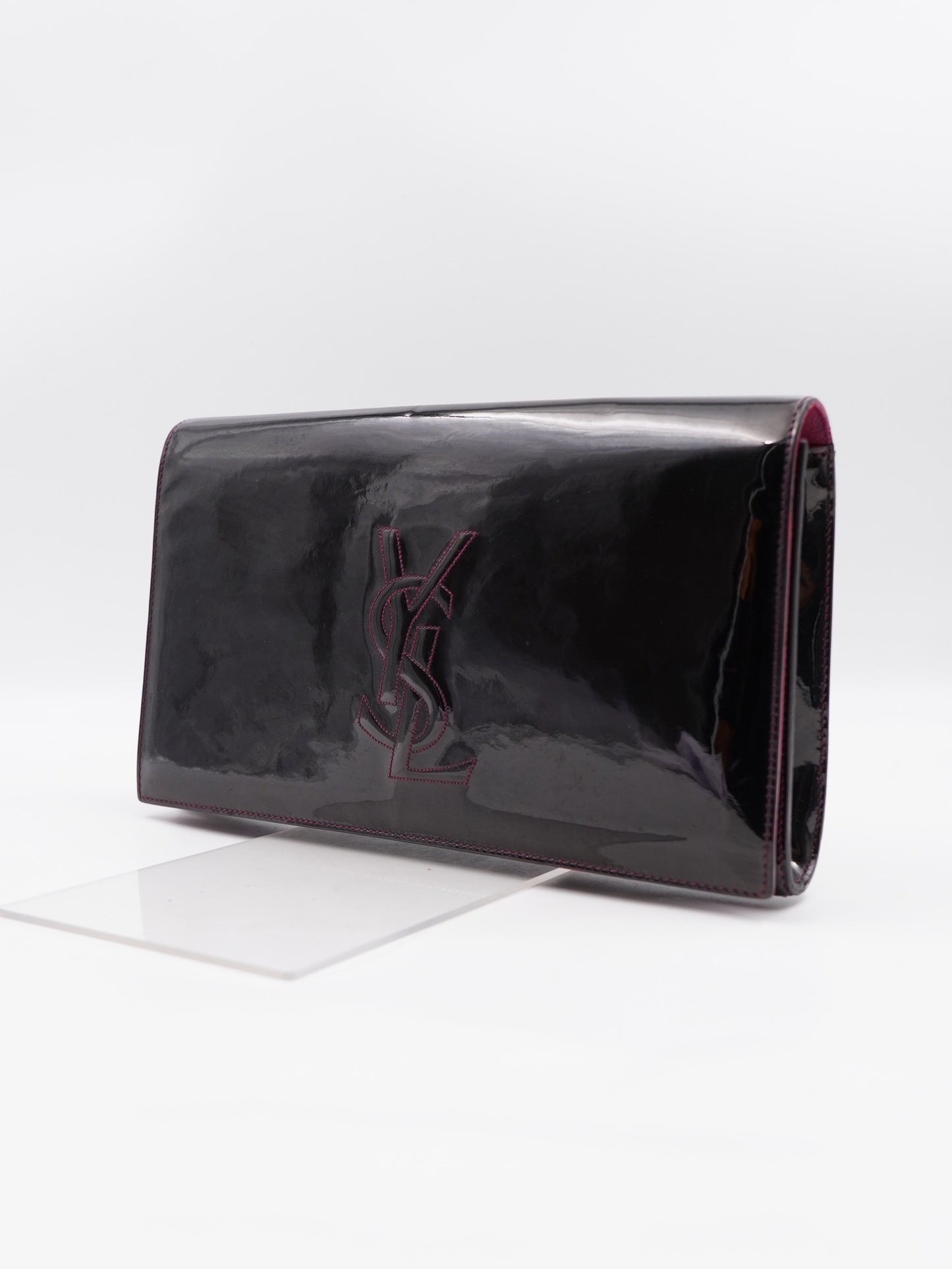 Saint Laurent Bella de Jour  Clutch Patent leather