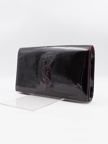 Saint Laurent Bella de Jour  Clutch Patent leather