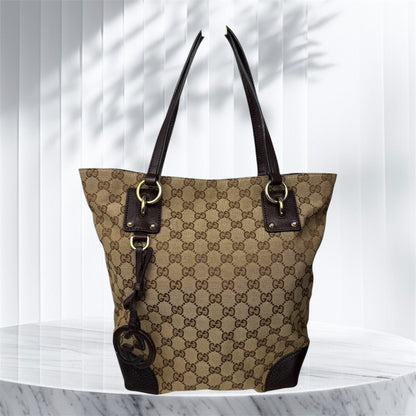 Gucci Tote GG Canvas Eclipse Brown
