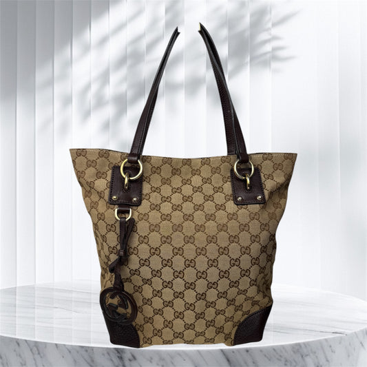 Gucci Tote GG Canvas Eclipse Brown