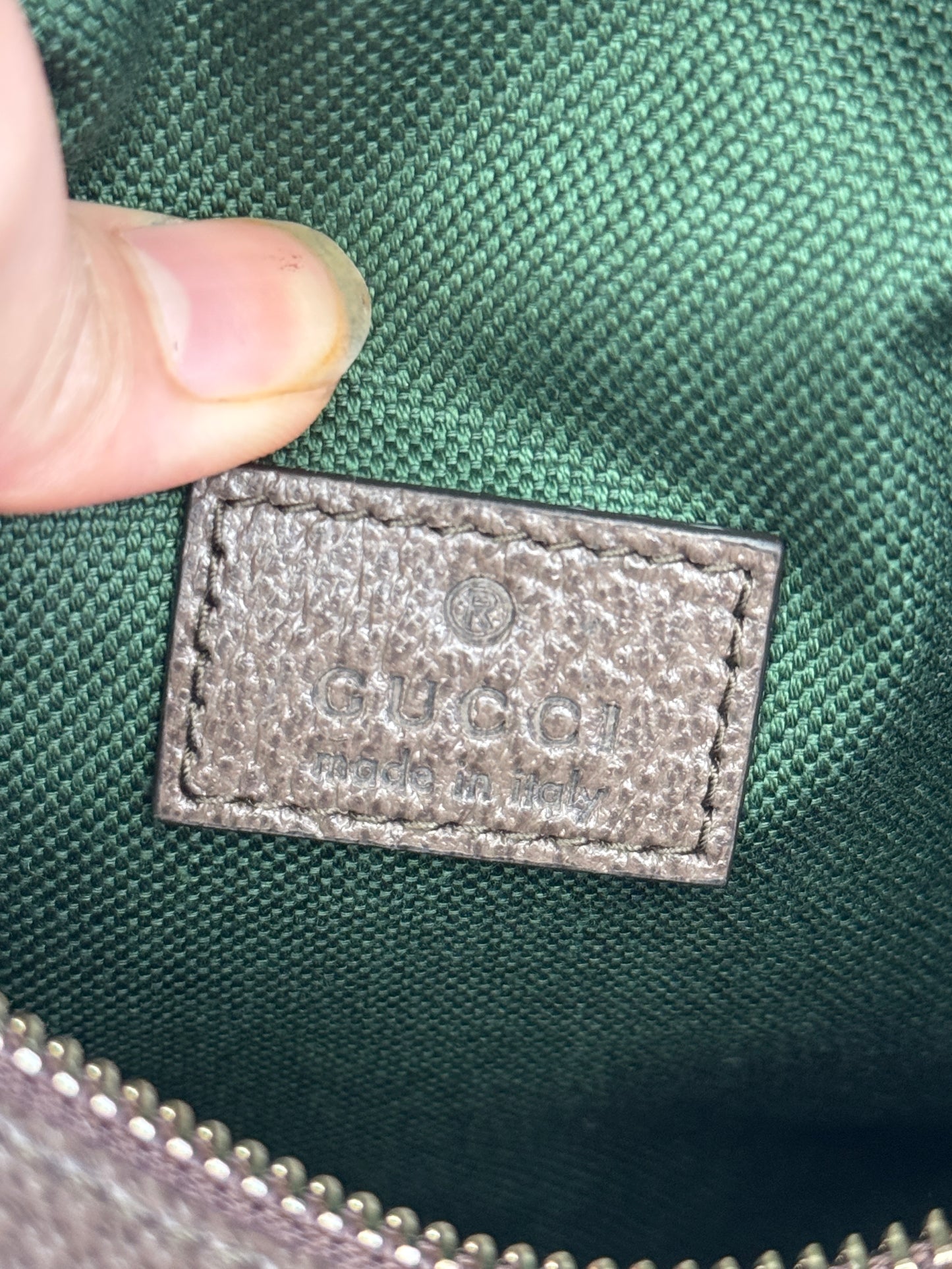 NEW GUCCI Web Boston GG Supreme Coated Canvas Brown