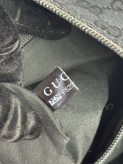 GUCCI Front pocket Messenger GG Canvas with Perforated Leather medium