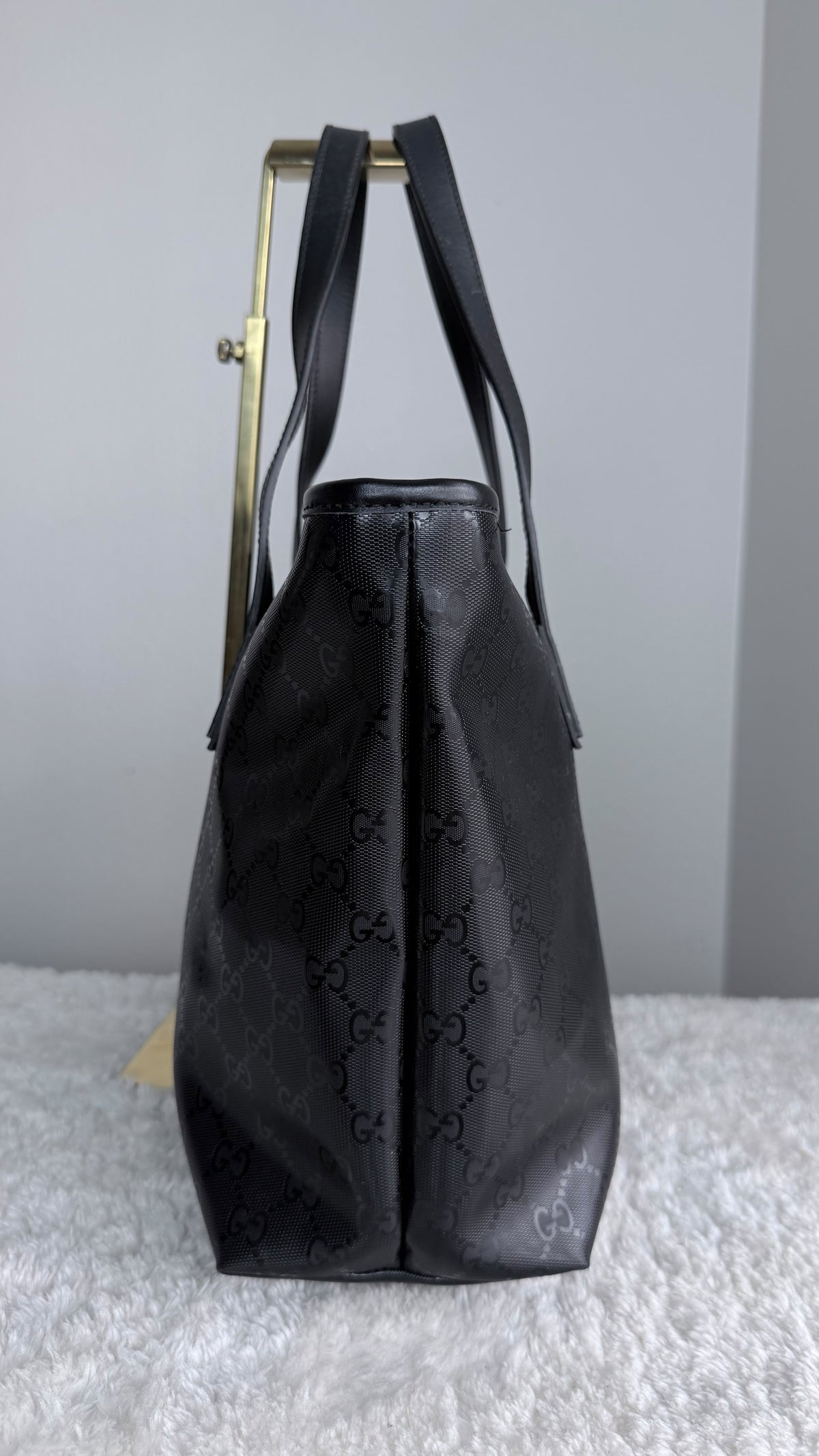GUCCI Tote Medium GG Supreme Emprine Black Monogram