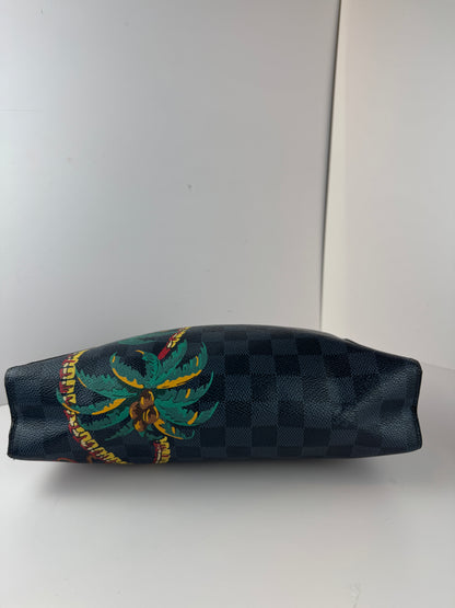 LOUIS VUITTON Damier Cobalt Jungle Pochette  Voyage MM