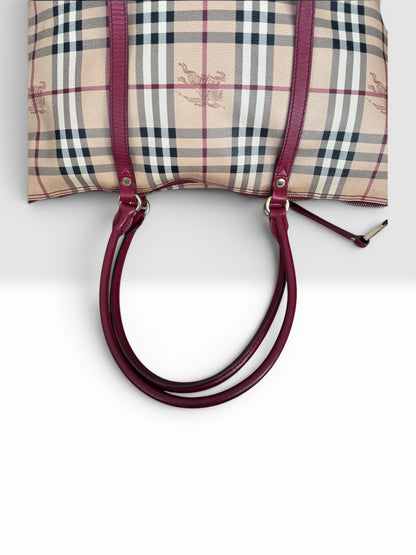 Burberry Salisbury Tote Haymarket check Red