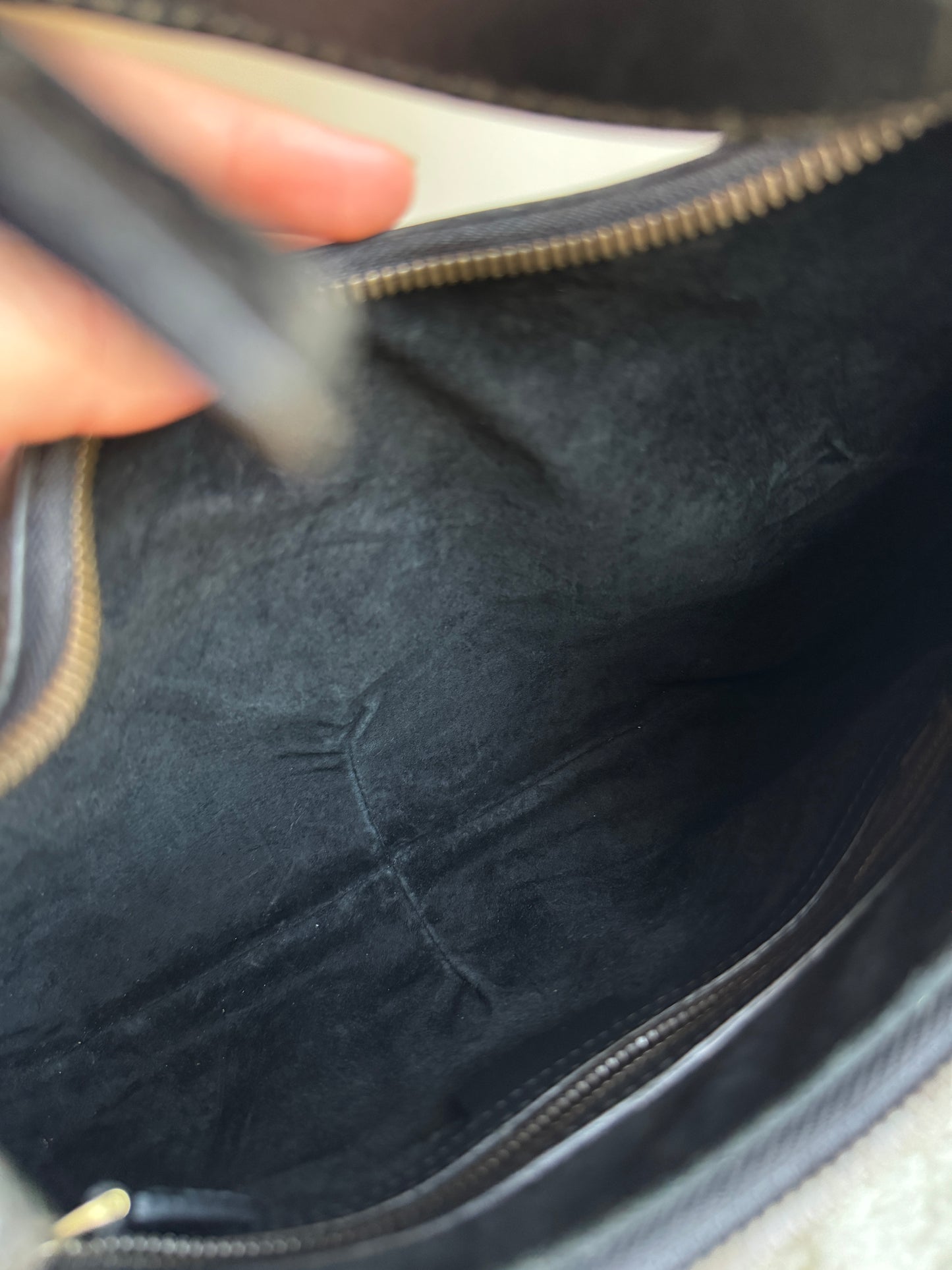 GUCCI Reins Hobo Leather Black