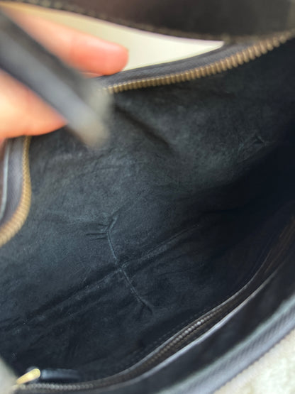 GUCCI Reins Hobo Leather Black