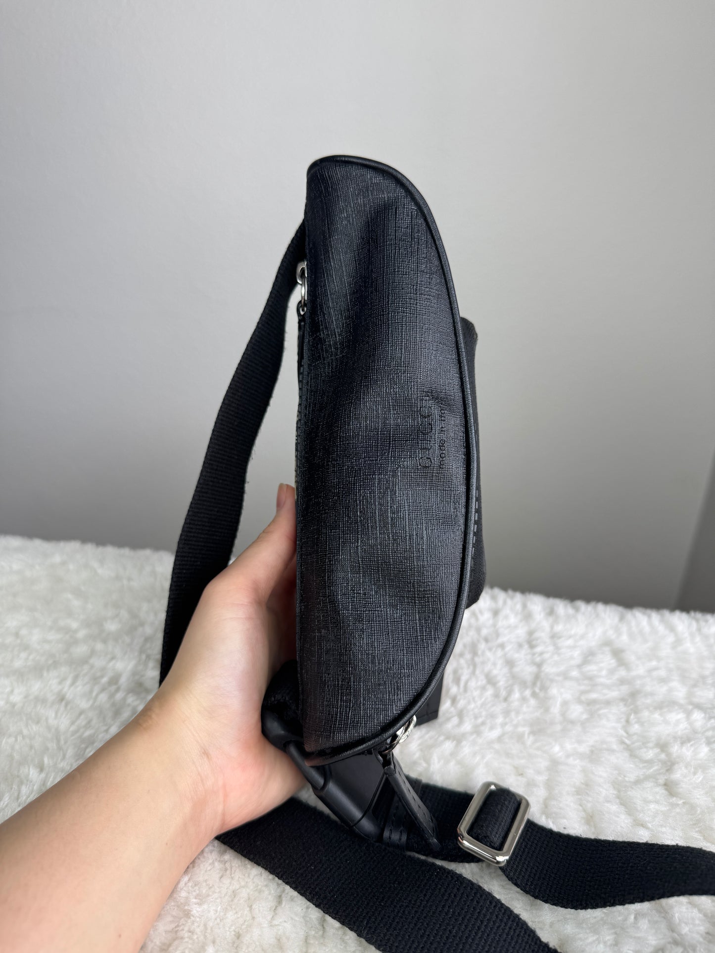 GUCCI Eden Waist Bag GG Coated Canvas Medium