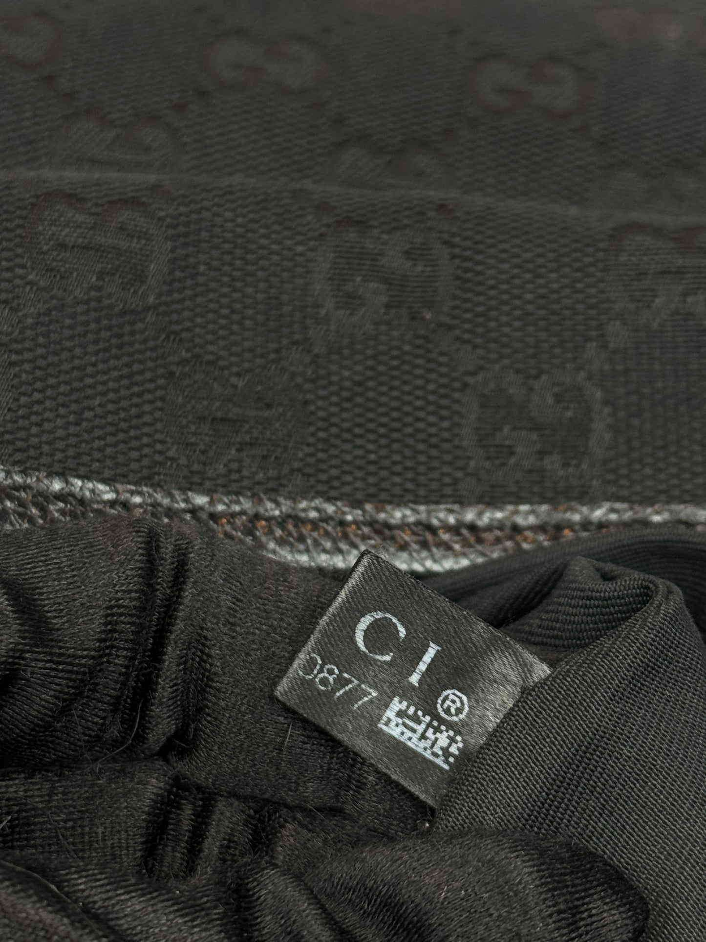 GUCCI Web Flap Messenger GG Canvas Black