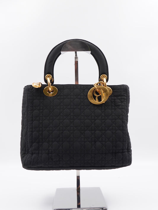 Christian Dior Lady Dior Cannage Nylon (Vintage)