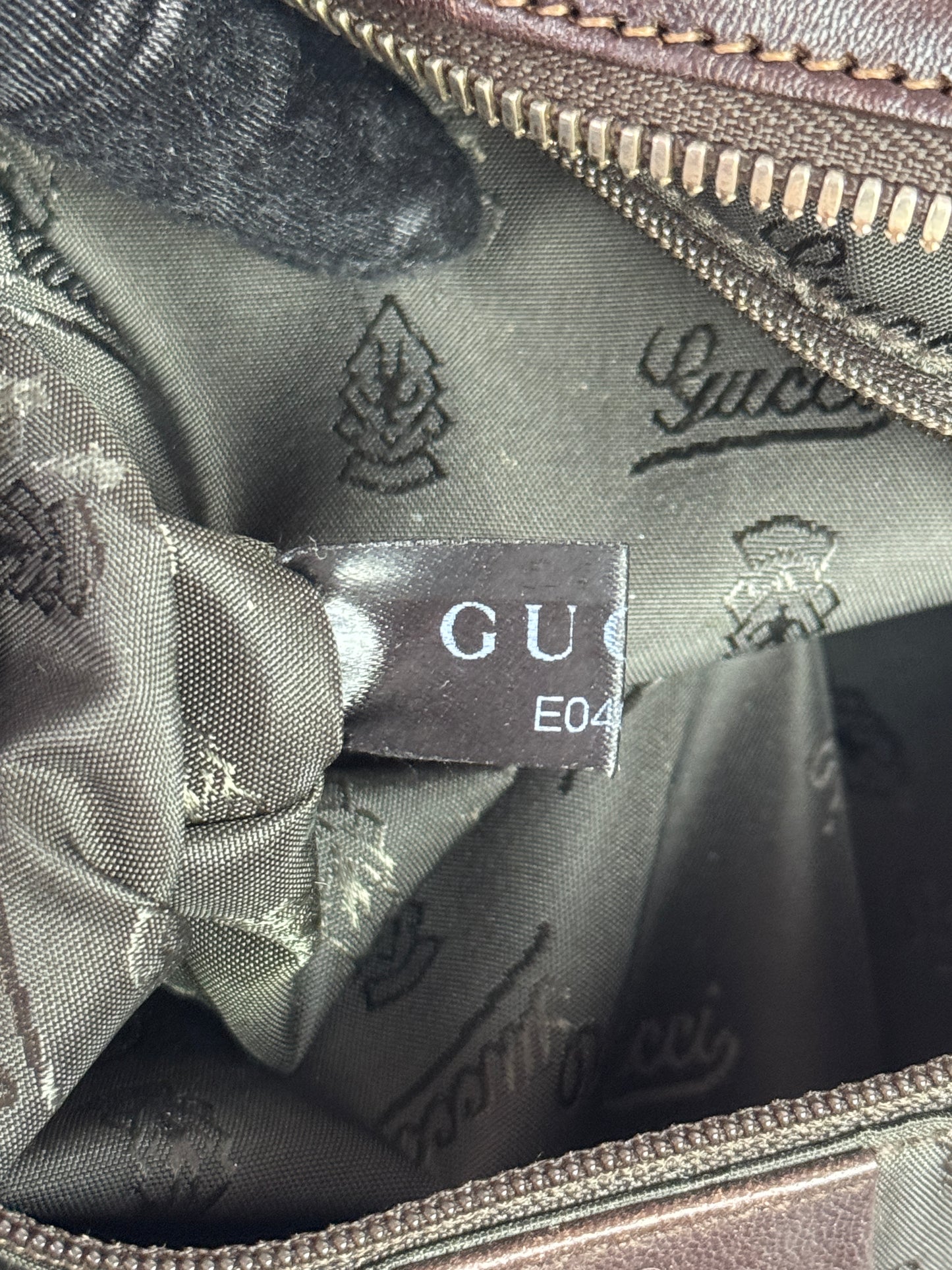GUCCI GG Crystal Canvas Duchessa Hobo Bag