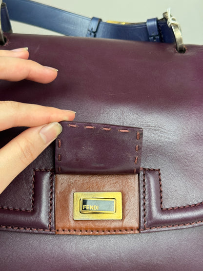 FENDI Pequin Silvana Leather multicolor