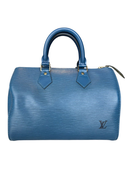 LV07👜 Louis vuitton Speedy 25 Epi Blue (VI1924)
