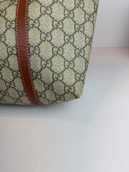 Gucci shopping tote GG Supreme coated canvas brown