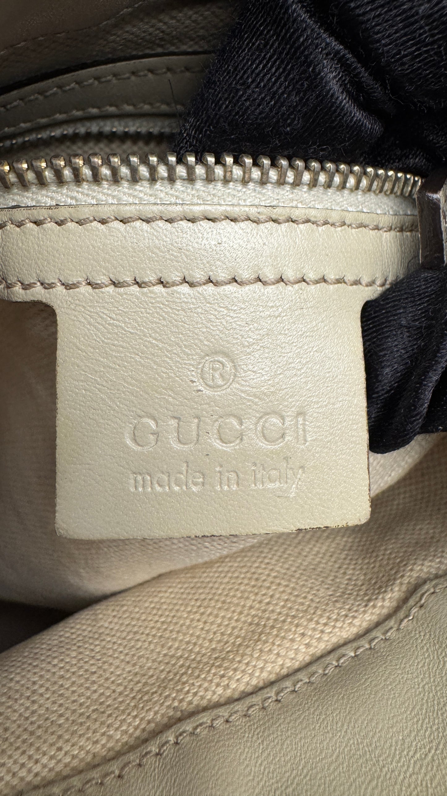 Gucci Mayfair GG Canvas Crossbody with Web Ribbon Signature