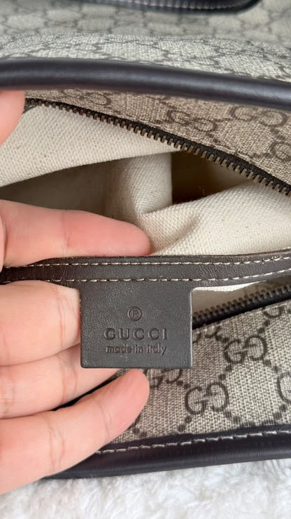 GUCCI Tote Medium GG Supreme Dark brown