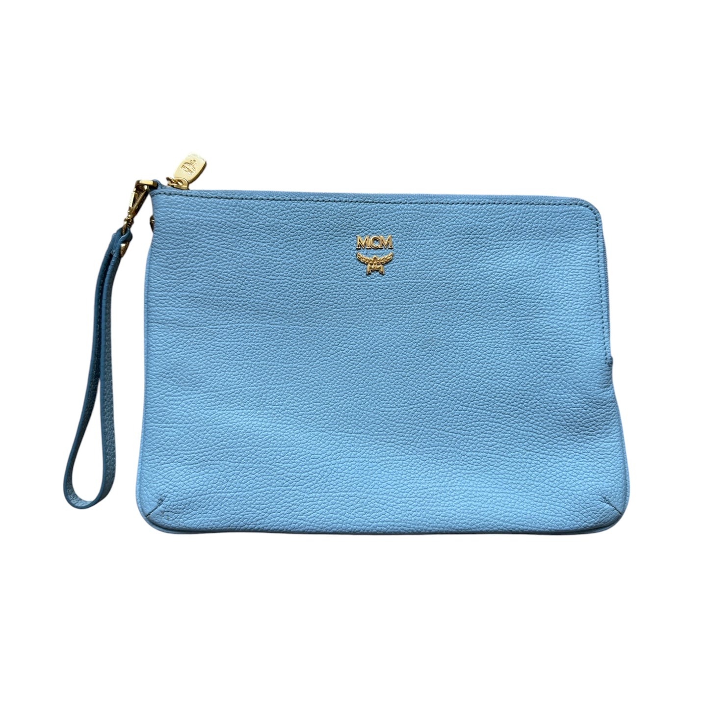 Mcm clutch leather Blue