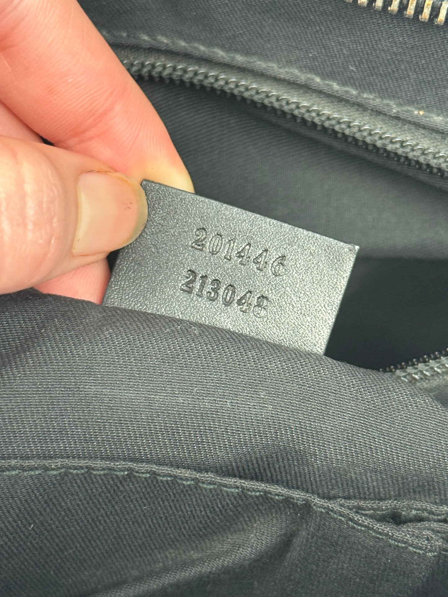 GUCCI Flat Messenger GG Supreme GG Coated Canvas Navy