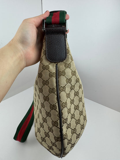 Gucci Half Moon Large Crossbody or Hobo Sherry line Strap