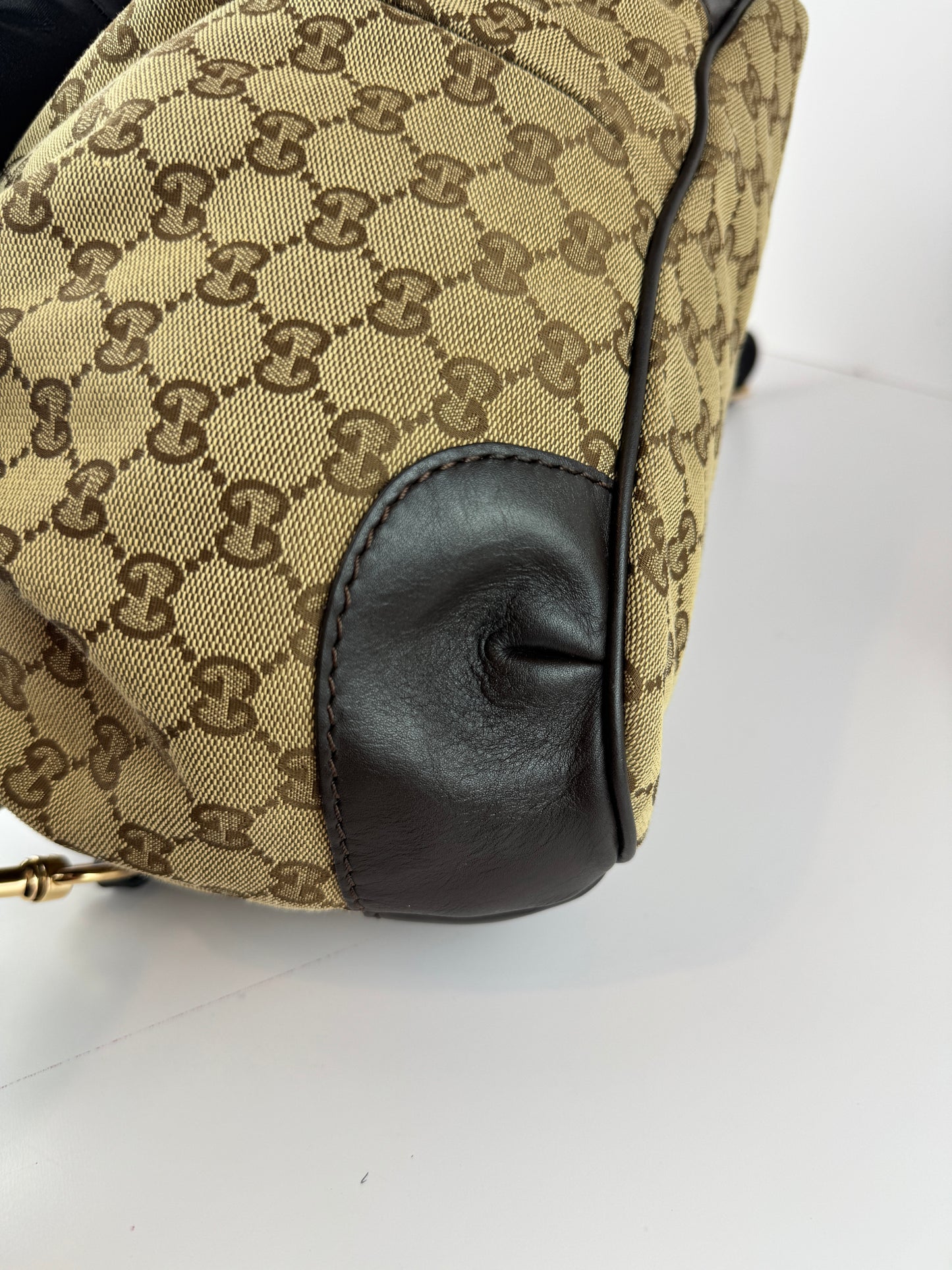 GUCCI Sukey Crossbody With Strap GG Canvas