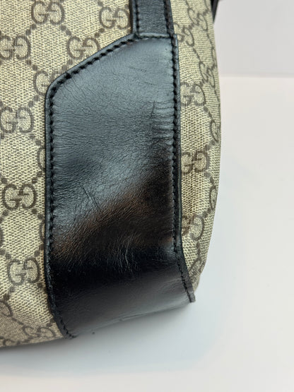 GUCCI Eden Briefcase GG Supreme Canvas Bag