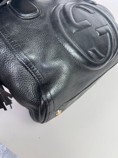 GUCCI Soho Zip Tote Leather Small