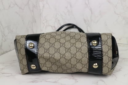 Gucci GG Supreme Ribbon Tote Coated Canvas Bag