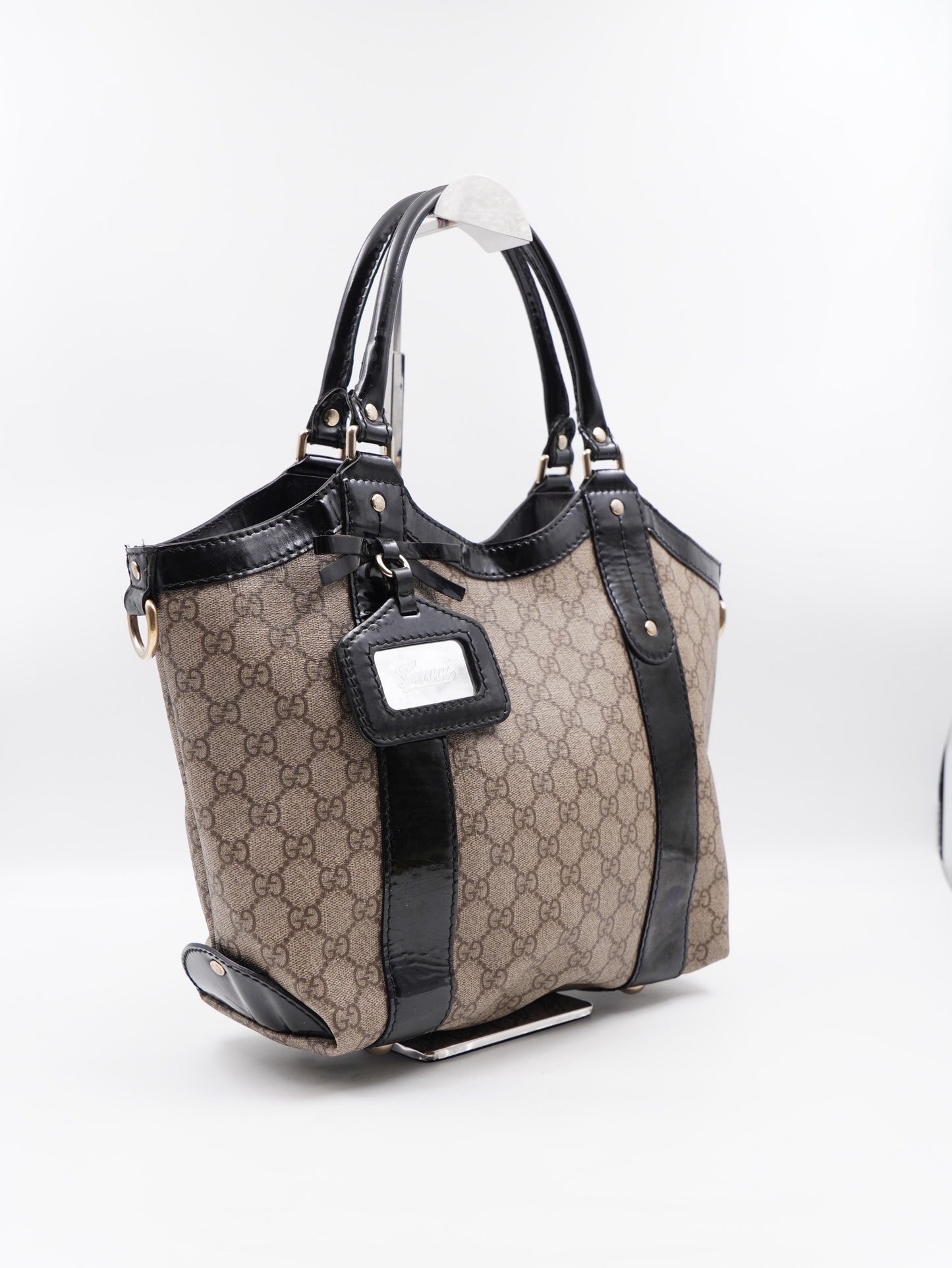 Gucci tote vanity Patent
