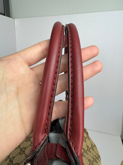 Gucci Sukey Large GG Canvas Burgundy