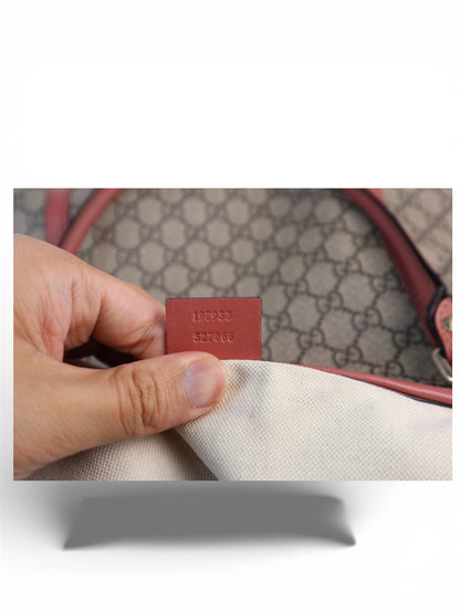 Gucci Joy Tote GG Coated Canvas Pink