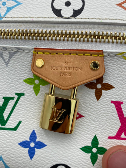 Louis Vuitton x Takashi Murakami Multicolor Monogram Vanity Chain pouch