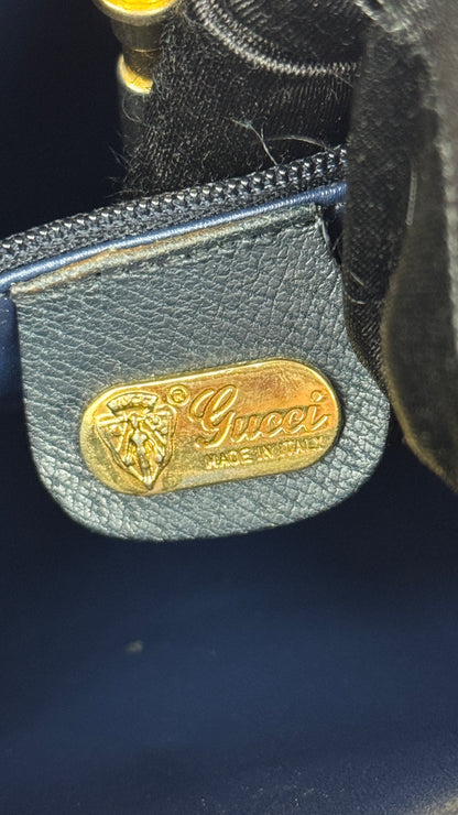 Gucci Jackie Shoulder Bag in Navy (Vintage)