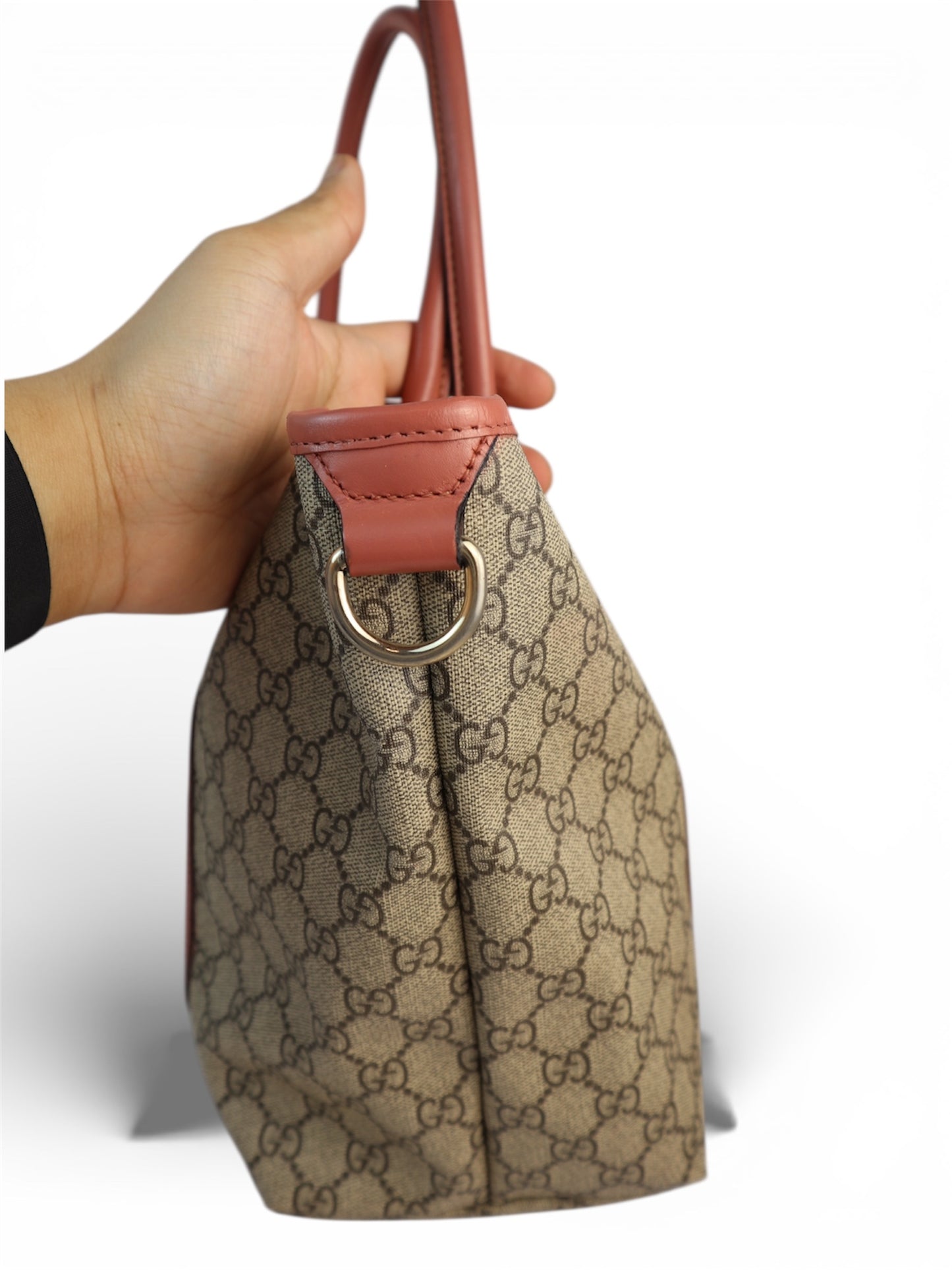 Gucci Joy Tote GG Coated Canvas Pink