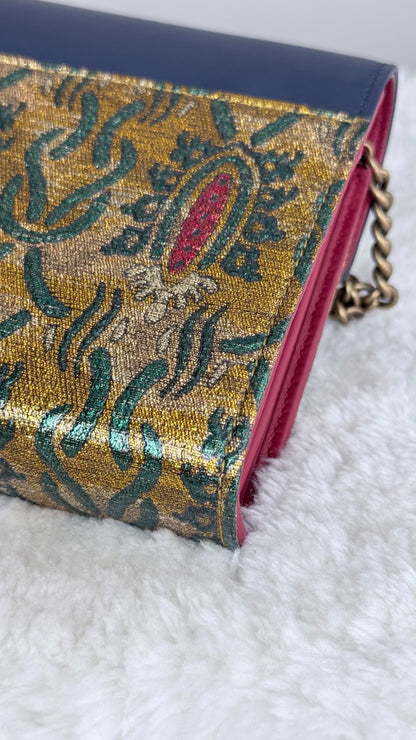 GUCCI Brocade Dionysus Wallet on chain